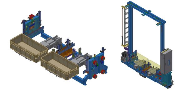 Dual Crane 2ホスト自動倉庫システム